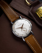 Vintage Jaeger - LeCoultre Watch, Teardrop Lugs, Oversized case, Two - Tone Dial, Cal. P449 from 1948 - DuMarko