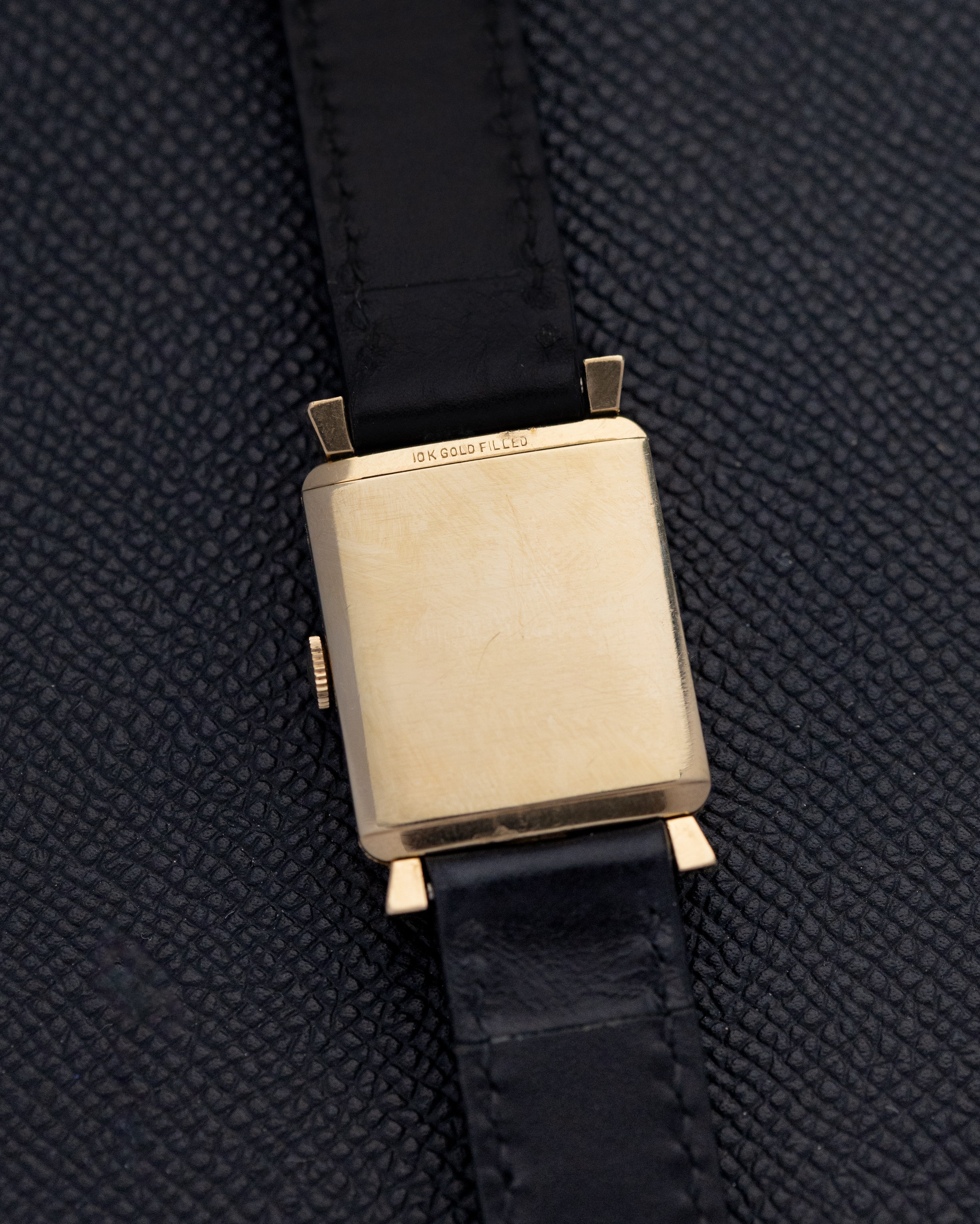 Vintage LeCoultre Art Deco Rectangular Tank, Swiss Dress Watch, 10K Gold - Filled Case, Calibre 413 from 1940's - DuMarko