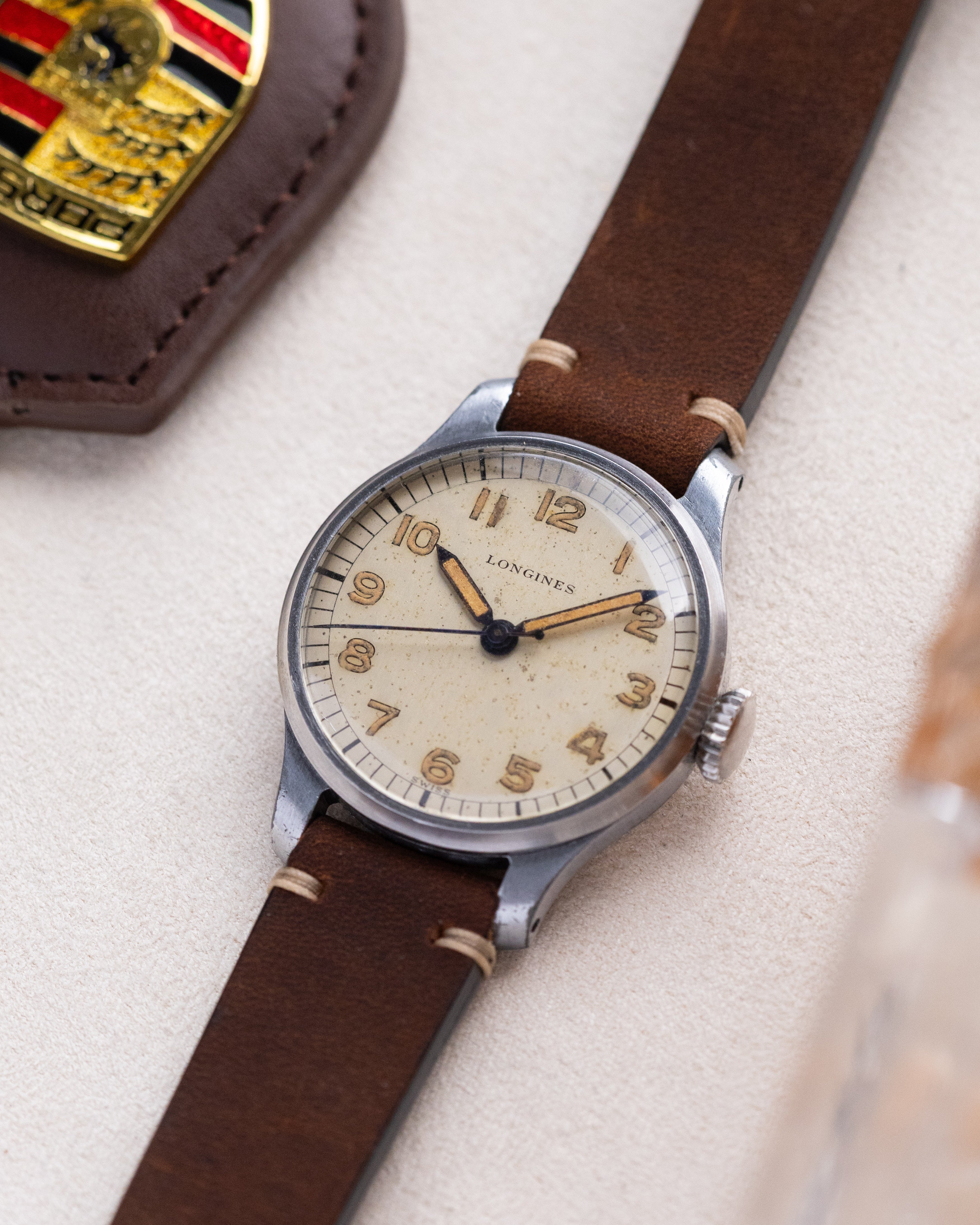 Vintage Longines 12L Military Pilot’s Watch, Cal. 12.68N, Radium Dial from 1940's - DuMarko