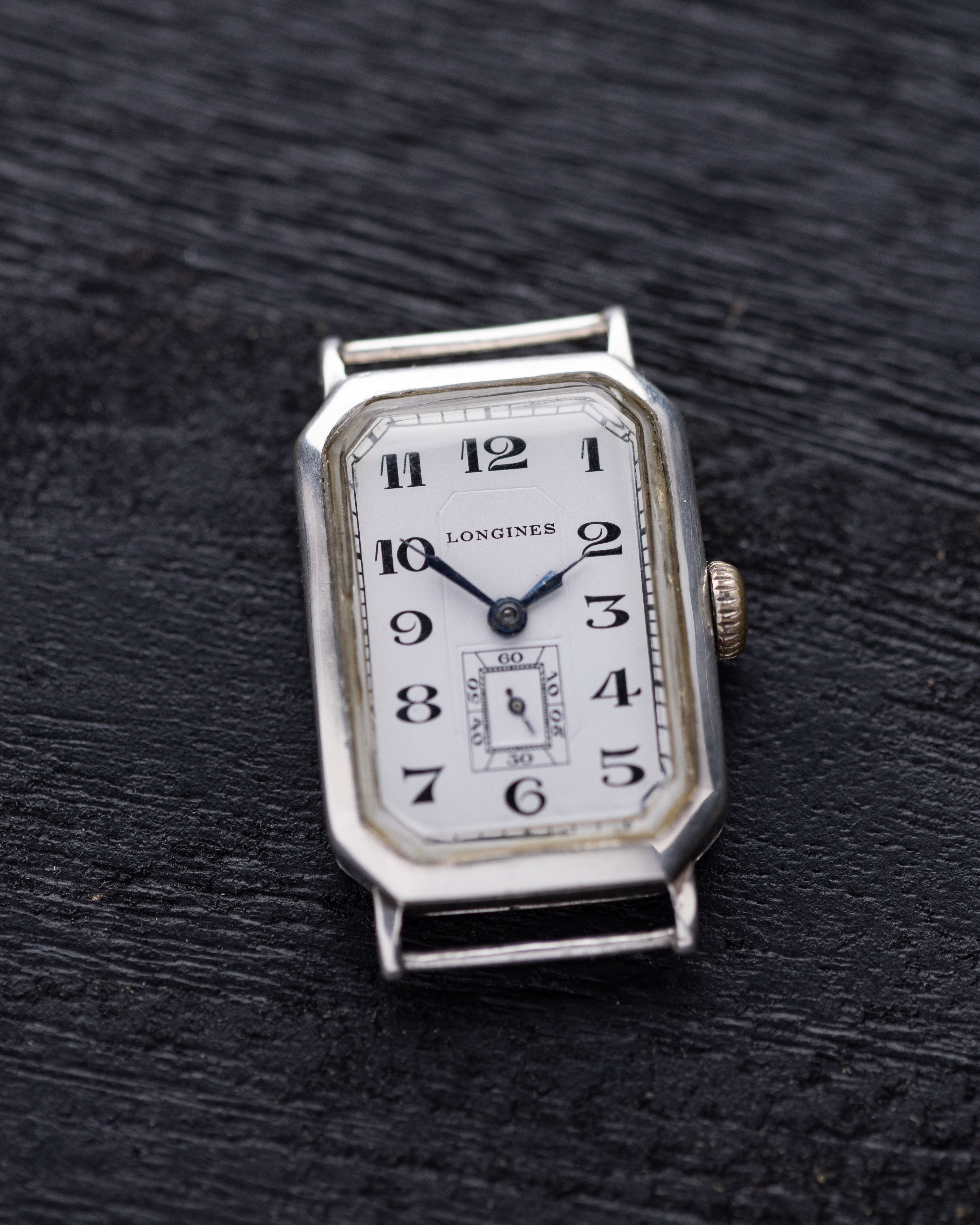 Vintage Longines 925 Silver tank, Swiss Art Deco watch - DuMarko