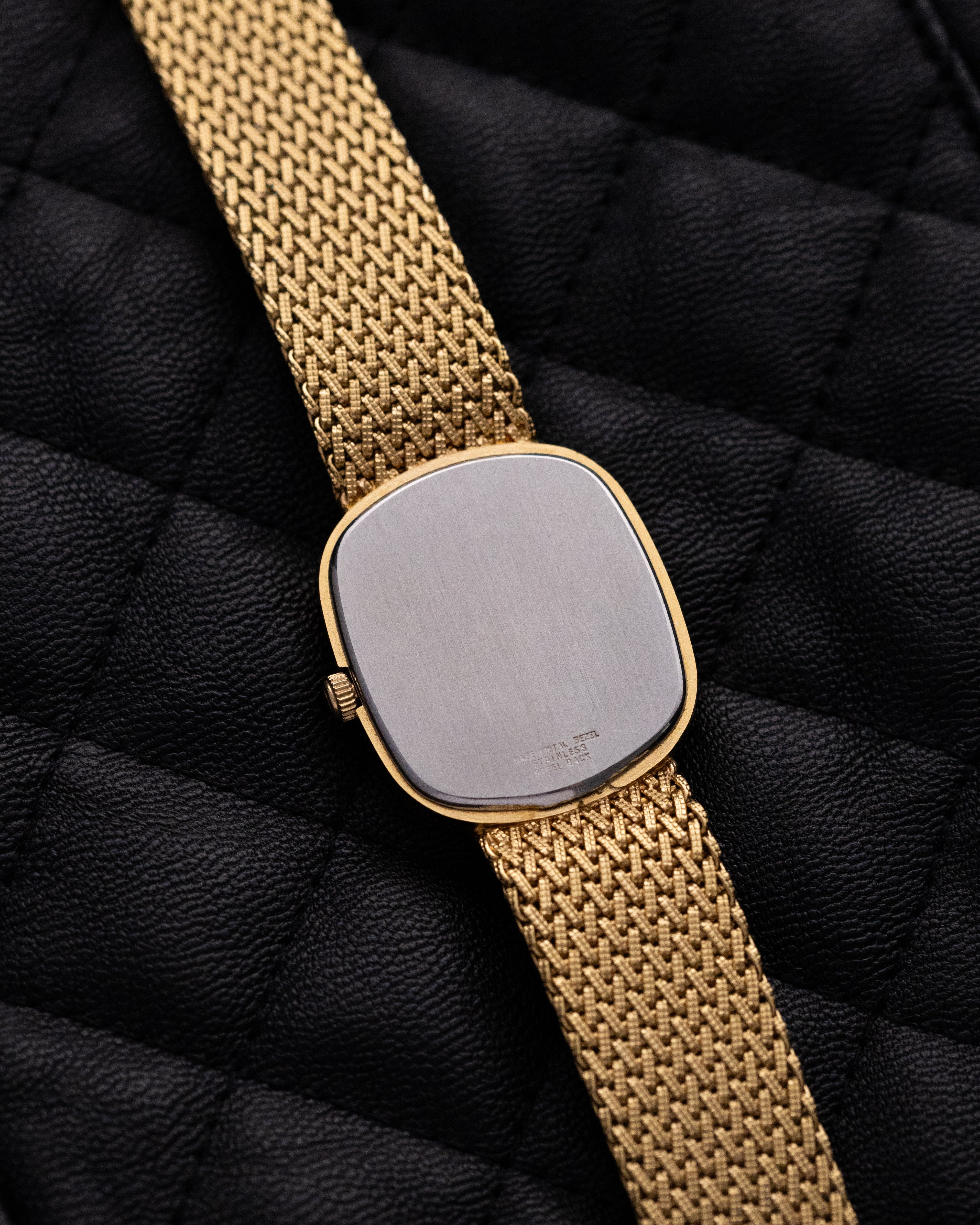 Vintage Longines Art Deco Ellipse Case, Champagne Brushed Dial, Swiss Quartz Watch from 1980 - DuMarko