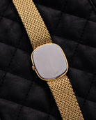 Vintage Longines Art Deco Ellipse Case, Champagne Brushed Dial, Swiss Quartz Watch from 1980 - DuMarko