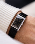 Vintage Longines Art Deco Tank, Black Gilt dial, Swiss Made Cal. 2517 from 1938 - DuMarko