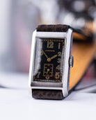 Vintage Longines Art Deco Tank, Black Gilt dial, Swiss Made Cal. 2517 from 1938 - DuMarko