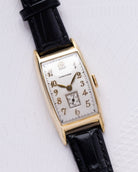 Vintage Longines Art Deco Tank, Breguet numerals, Cal. 9L, Gold - filled tonneau case from 1940's - DuMarko