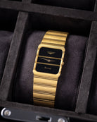 Vintage Longines Art Deco Tank, Cal. L978.2, Black Dial, Integrated Bracelet, Piaget Polo Style, Men's Watch - DuMarko