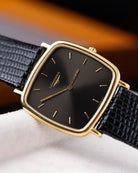 Vintage Longines Art Deco Tank, Oversized Case, Grey Sunburst Dial, Quartz Movement from 1980’s - DuMarko