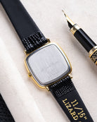 Vintage Longines Art Deco Tank, Oversized Case, Grey Sunburst Dial, Quartz Movement from 1980’s - DuMarko