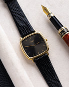 Vintage Longines Art Deco Tank, Oversized Case, Grey Sunburst Dial, Quartz Movement from 1980’s - DuMarko