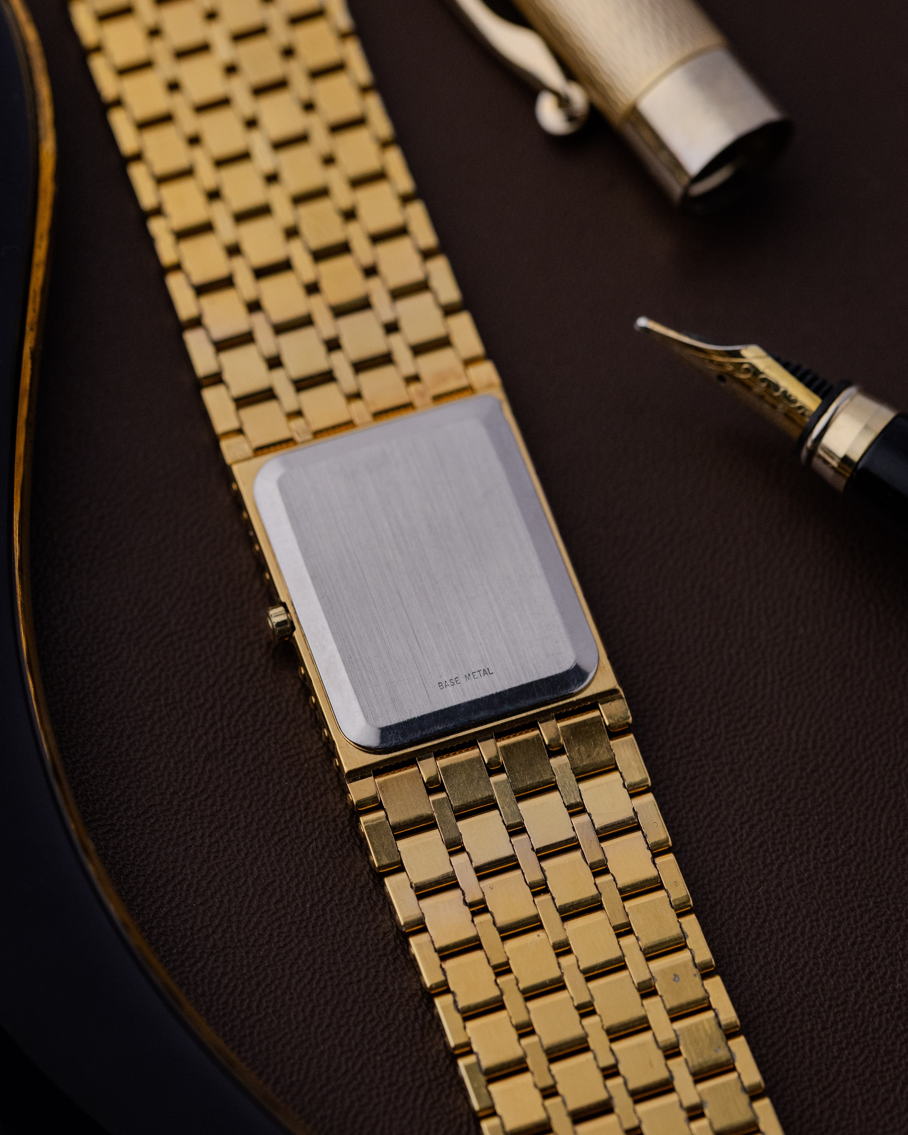 Vintage Longines Art Deco Tank, Ref. MZ5712, Champagne Dial, Quartz from 1980's - DuMarko
