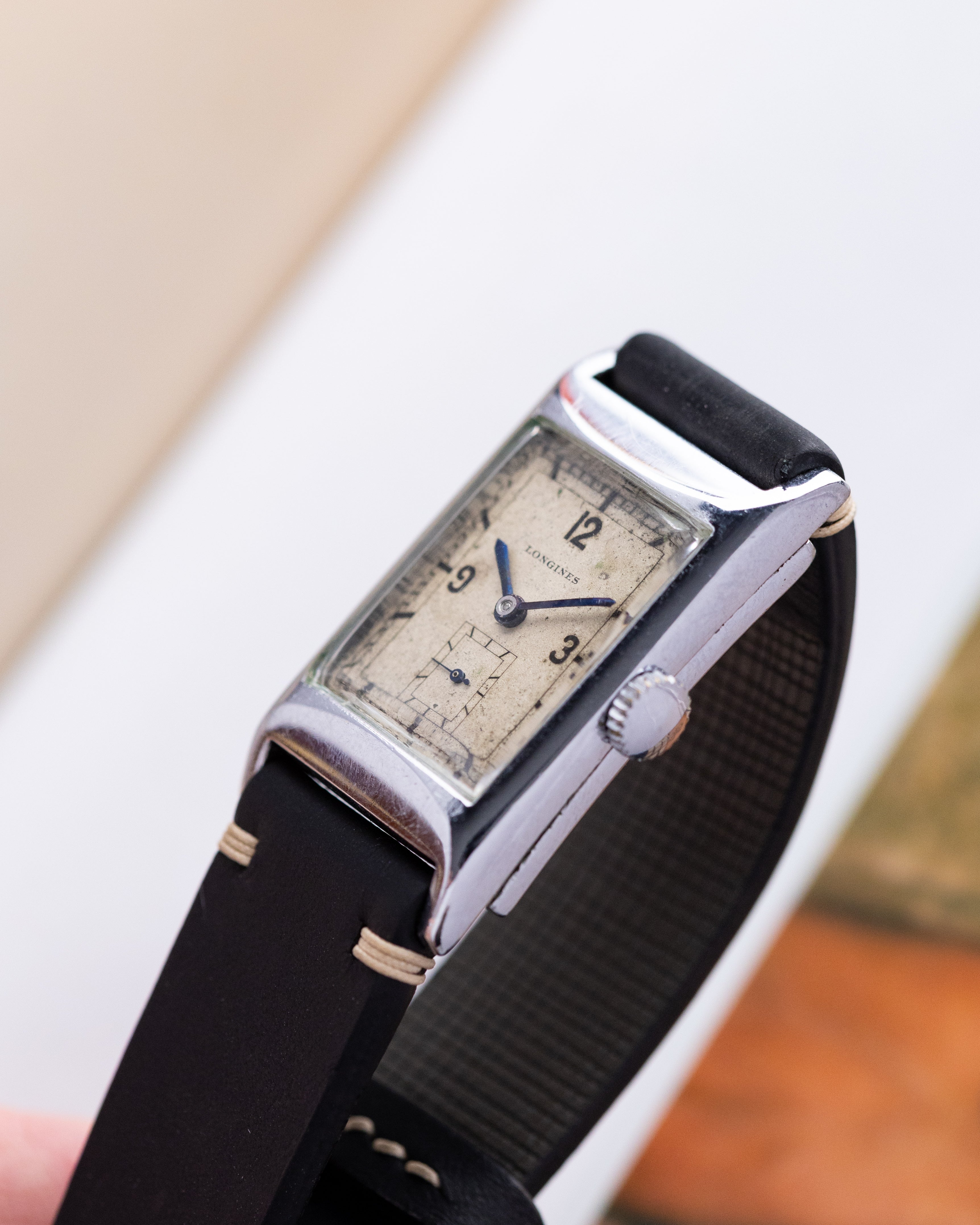 Vintage Longines Art Deco Tank, Sector Dial, Cal. 20.28 from 1934 - DuMarko