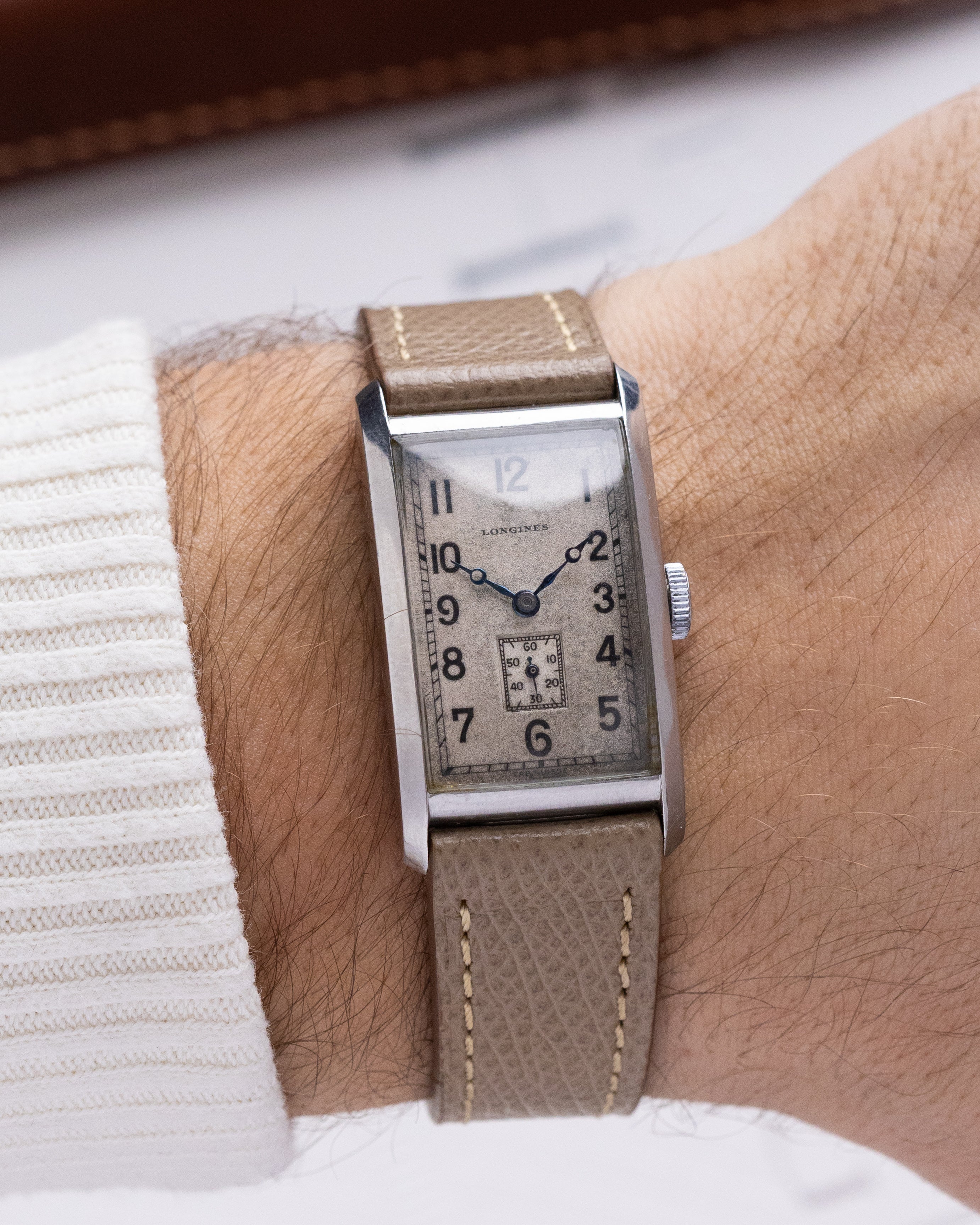 Vintage Longines Art Deco Tank, Staybrite Steel case, Cal. 20.28 from 1934 - DuMarko