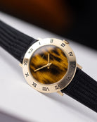 Vintage Longines Dress Watch, Cal. 528, 10K Gold - Filled Case, Tiger Eye Craquelure Dial from 1969 - DuMarko