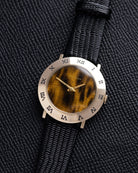Vintage Longines Dress Watch, Cal. 528, 10K Gold - Filled Case, Tiger Eye Craquelure Dial from 1969 - DuMarko