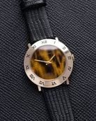 Vintage Longines Dress Watch, Cal. 528, 10K Gold - Filled Case, Tiger Eye Craquelure Dial from 1969 - DuMarko