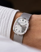 Vintage Longines Ellipse Ref. 3066, 10K White Gold - Filled Dress Watch from 1980's - DuMarko