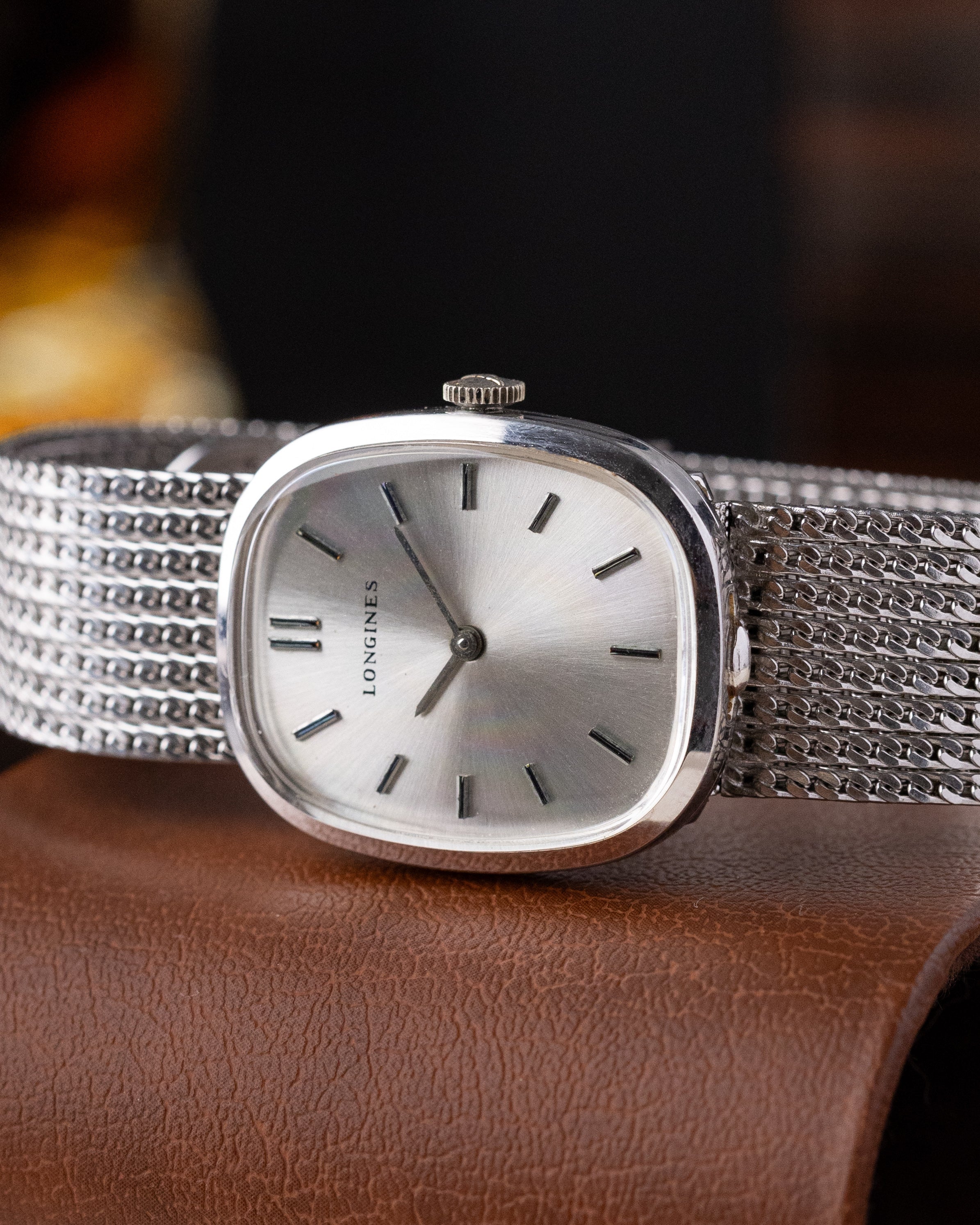 Vintage Longines Ellipse Ref. 3066, 10K White Gold - Filled Dress Watch from 1980's - DuMarko