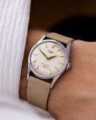 Vintage Longines Flagship Swiss Watch, Two - Tone Dial, Cal. 30L from 1950s - DuMarko