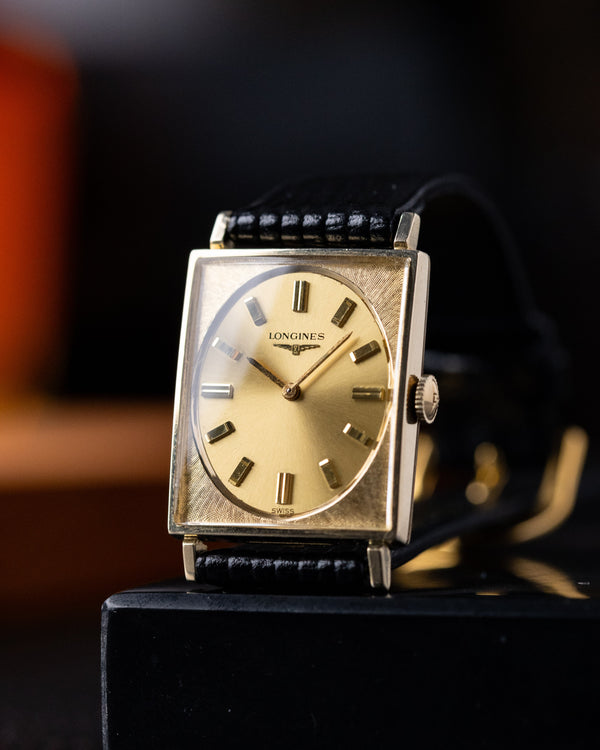 Vintage Longines Gold Medal Art Deco Tank 1960s
