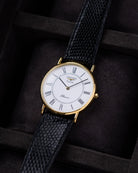 Vintage Longines La Grande Classique Présence Ref. L4.720.2, Quartz Cal. L263.2, Gold Plated, Roman Dial, From 1990s - DuMarko