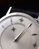 Vintage Longines Mystery Dial, Swiss Watch, 10K White Gold - Filled Case, Cal. 23Z from 1950s - DuMarko