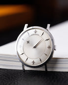 Vintage Longines Mystery Dial, Swiss Watch, 10K White Gold - Filled Case, Cal. 23Z from 1950s - DuMarko