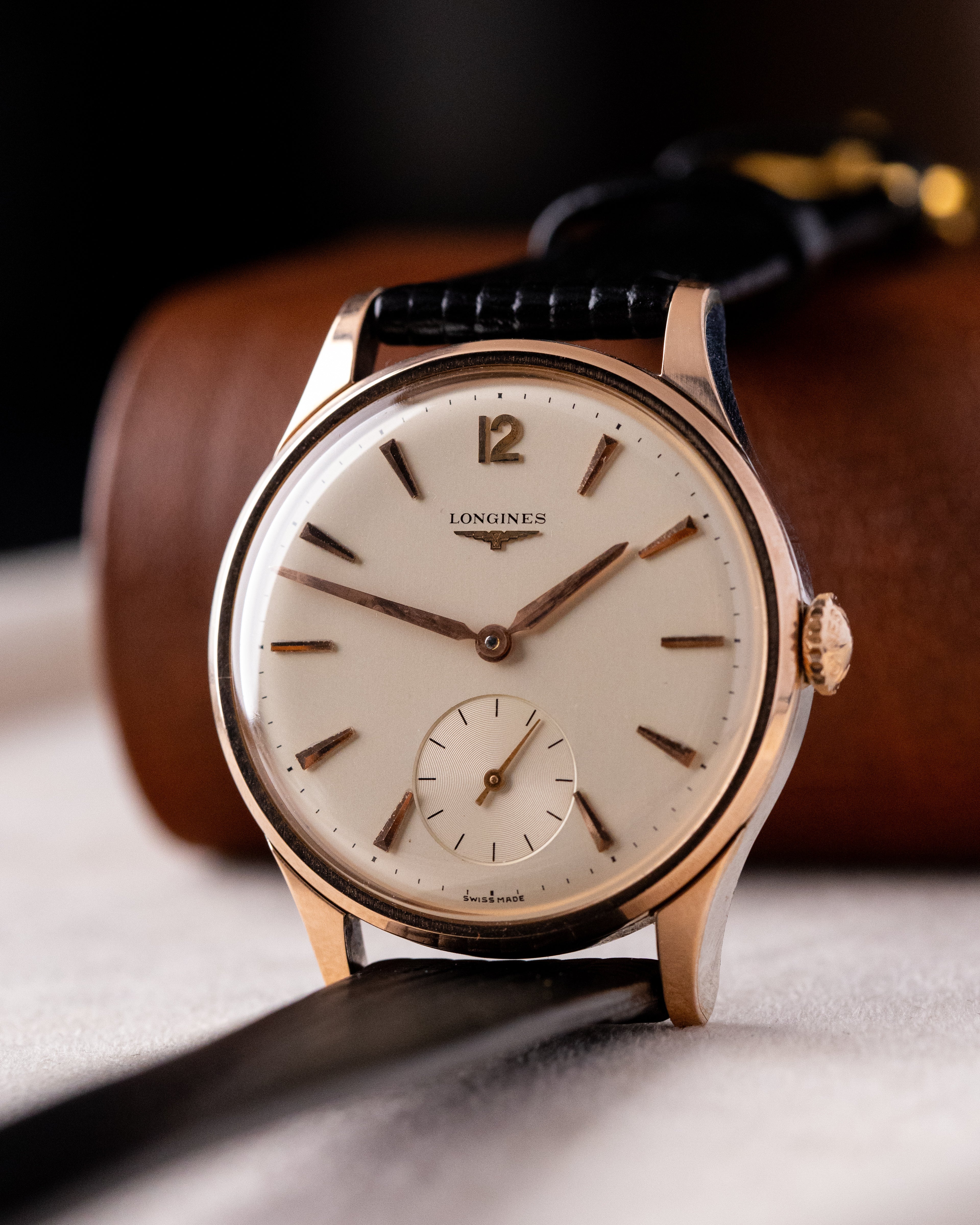 Vintage Longines, Rose Gold - Capped Case, Sub Second, Ref. 7293 - 1, Cal. 30L from 1963 - DuMarko