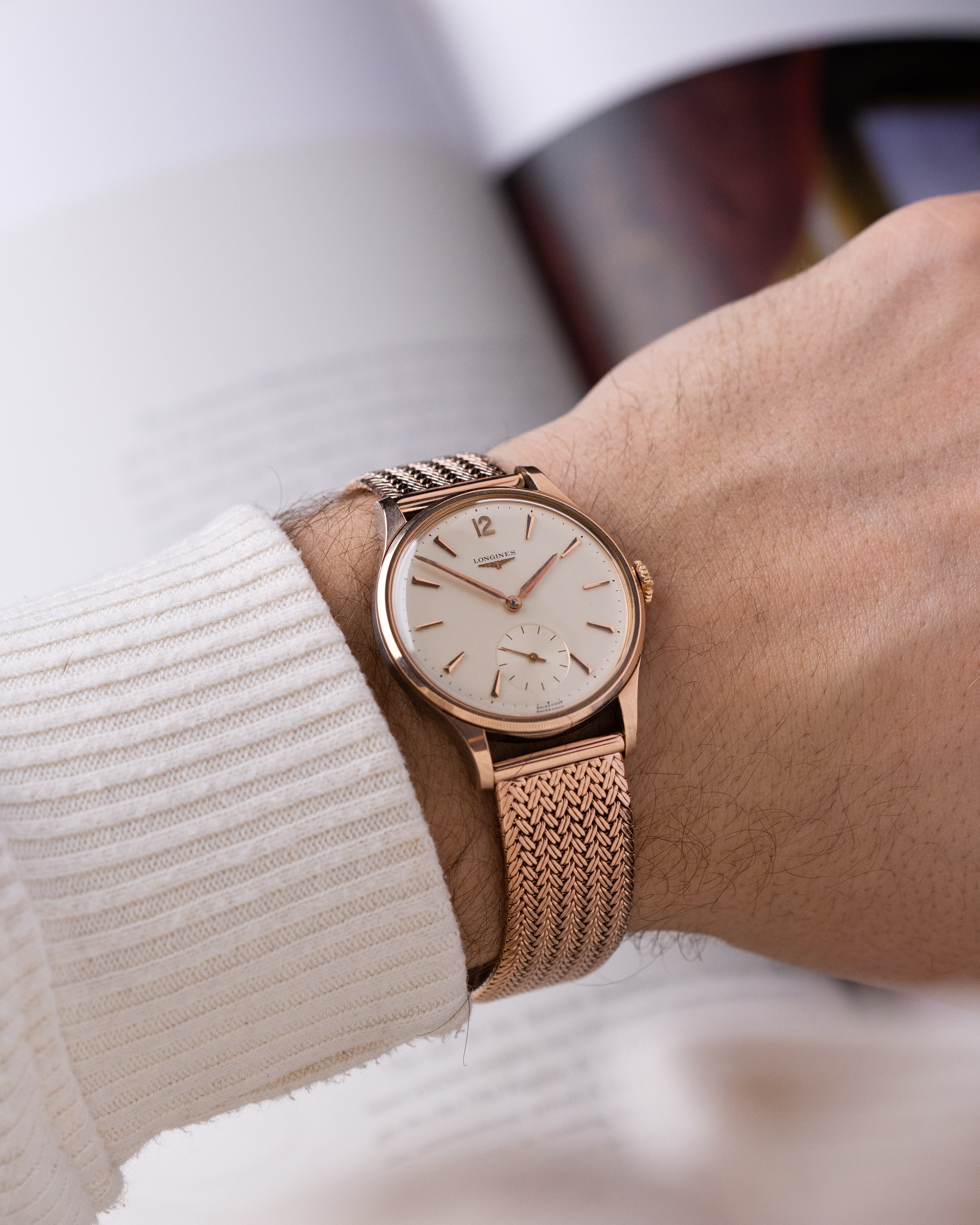 Vintage Longines, Rose Gold - Capped Case, Sub Second, Ref. 7293 - 1, Cal. 30L from 1963 - DuMarko