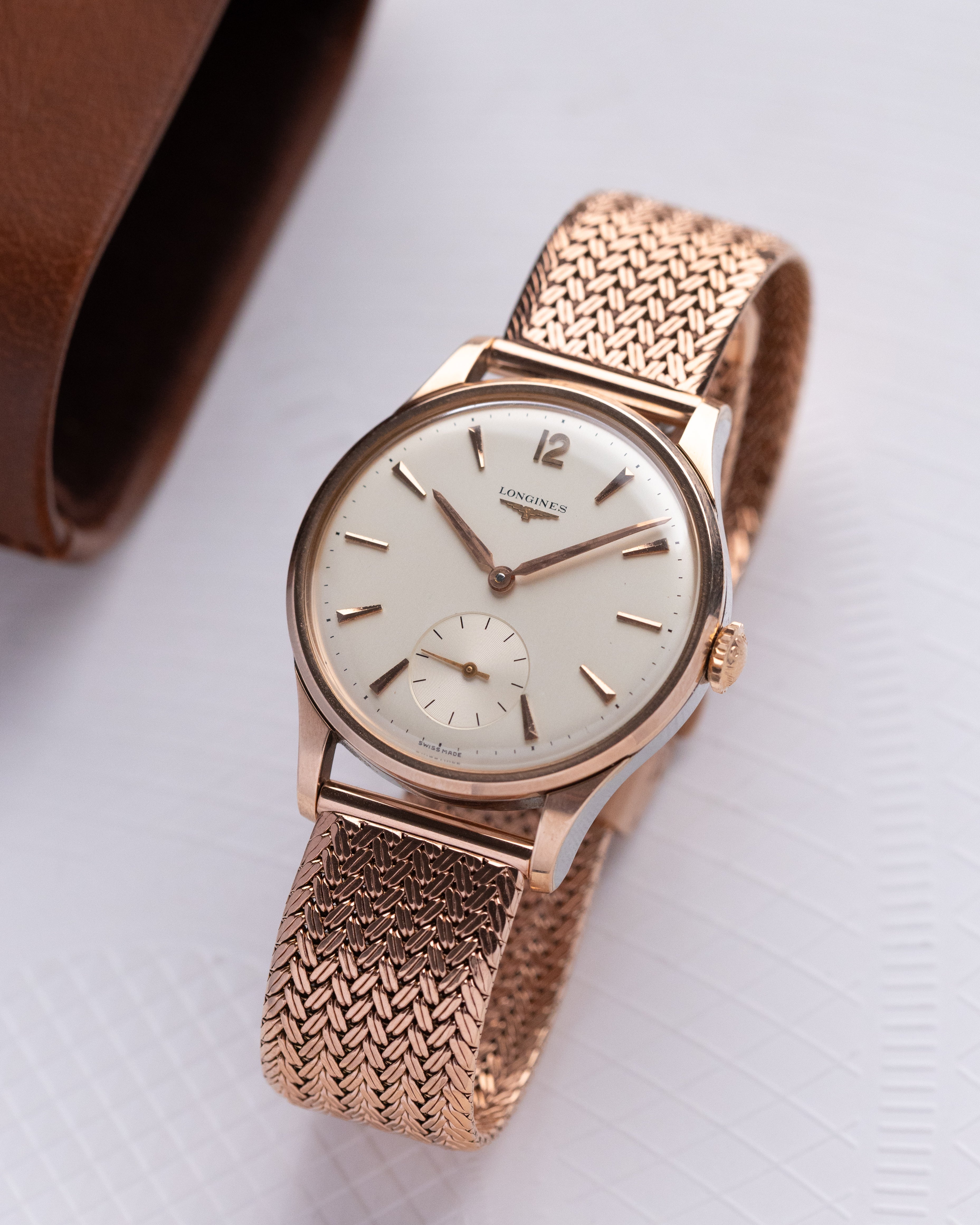 Vintage Longines, Rose Gold - Capped Case, Sub Second, Ref. 7293 - 1, Cal. 30L from 1963 - DuMarko