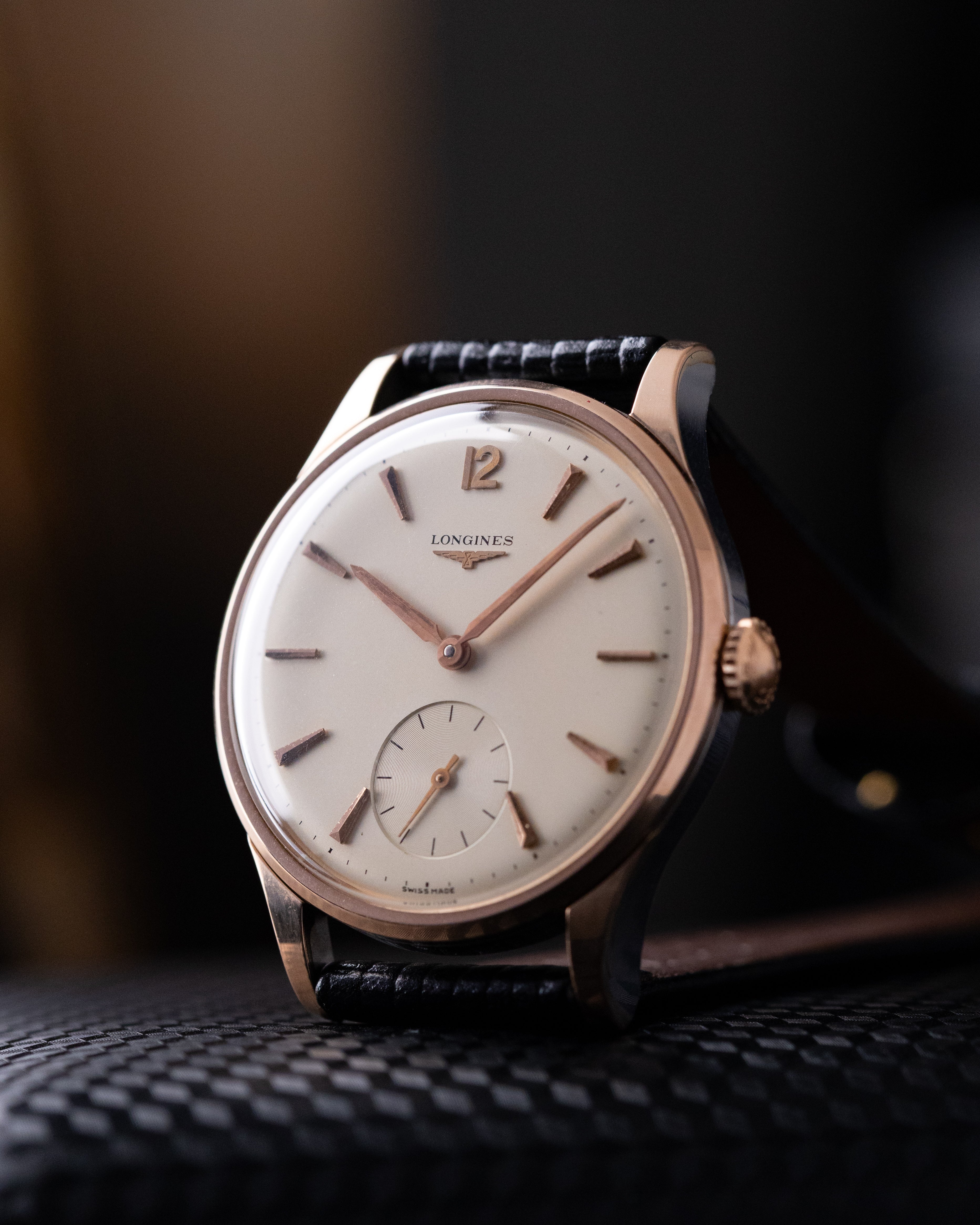 Vintage Longines, Rose Gold - Capped Case, Sub Second, Ref. 7293 - 1, Cal. 30L from 1963 - DuMarko