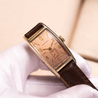 Vintage "Longines" Salmon dial, 10k Gold Filled Art Deco watch from 1938 - VintageDuMarko