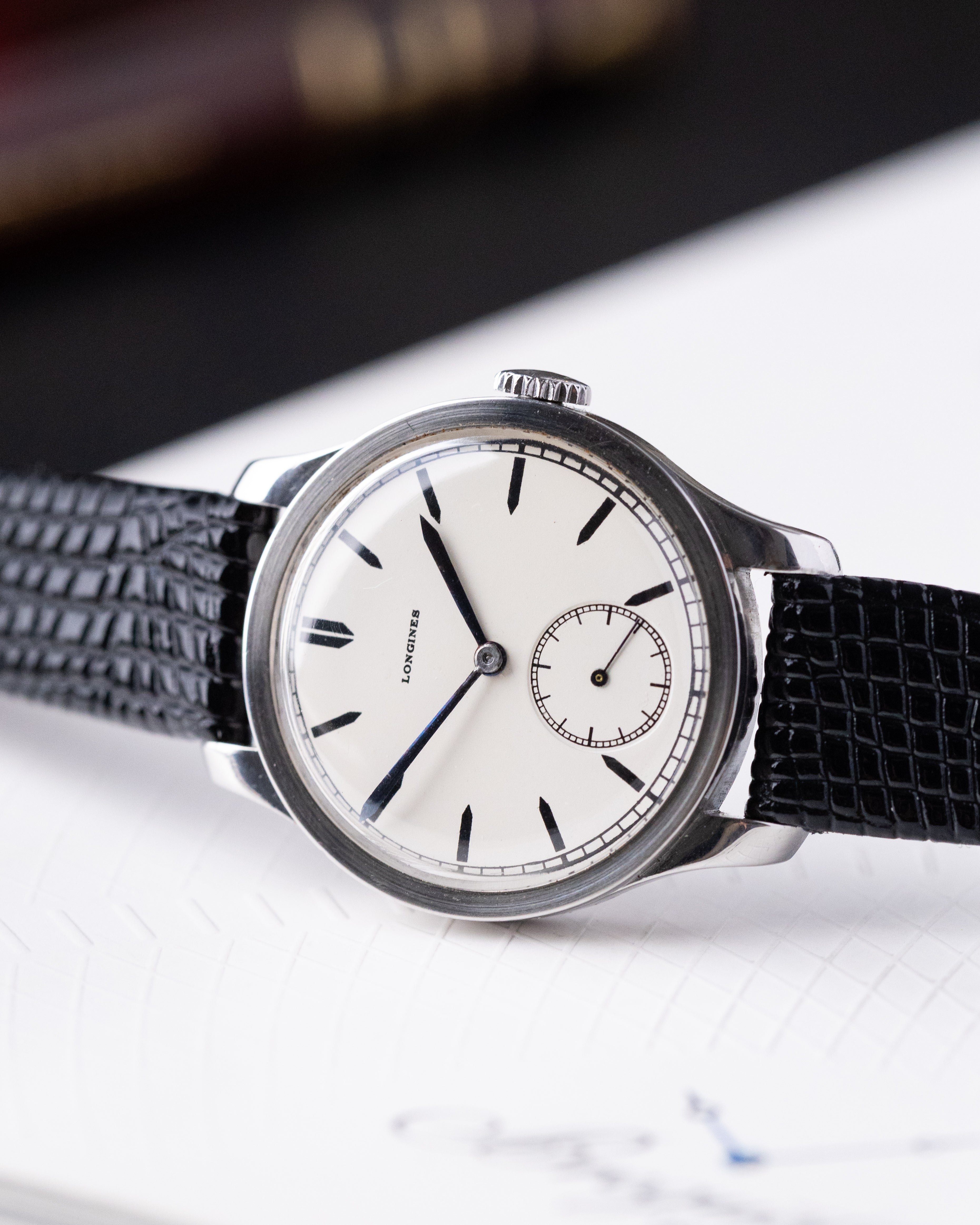 Vintage Longines Swiss Mechanical Watch, Cal. 12.68Z, Patek Philippe Calatrava Style from 1937 - DuMarko