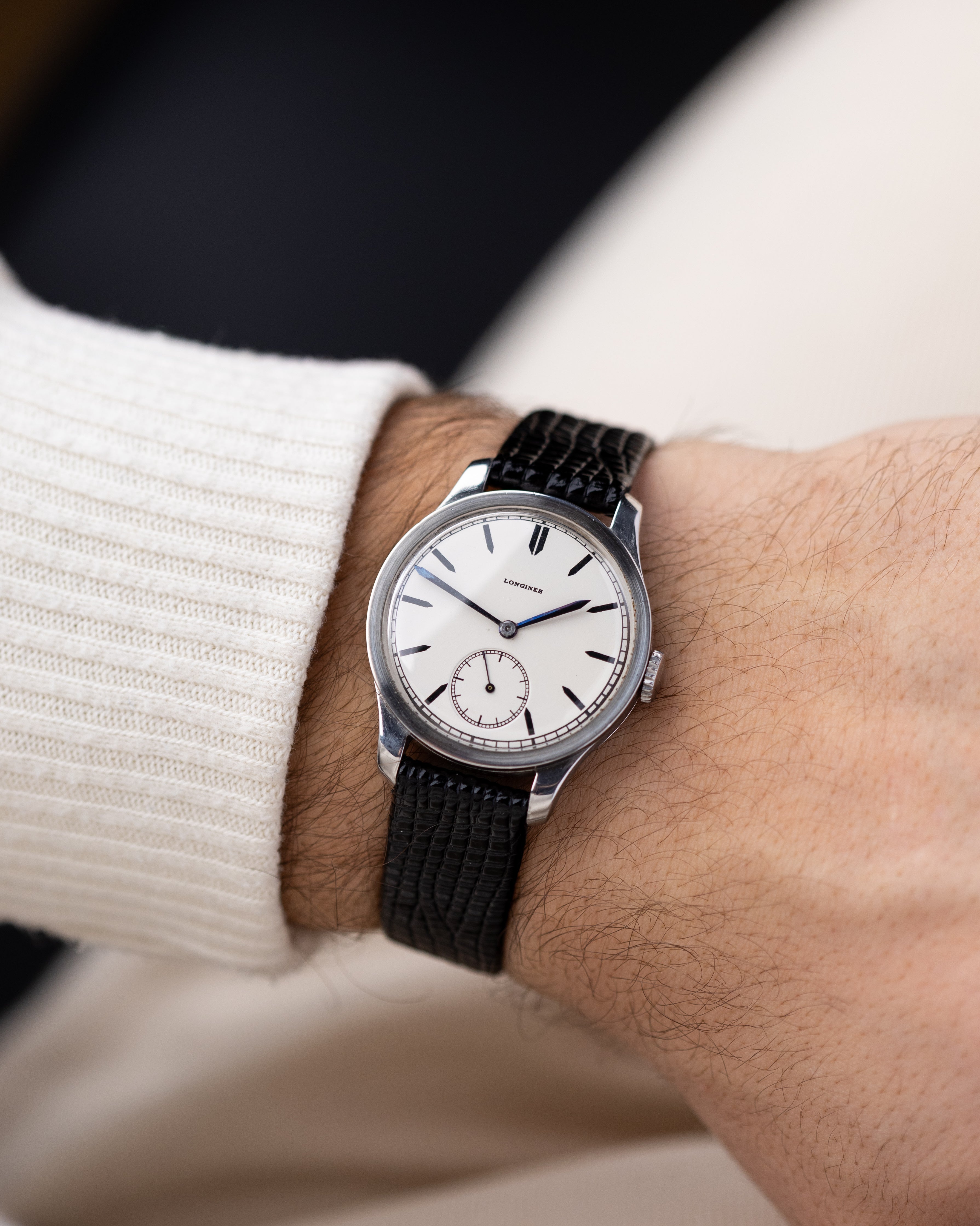 Vintage Longines Swiss Mechanical Watch, Cal. 12.68Z, Patek Philippe Calatrava Style from 1937 - DuMarko