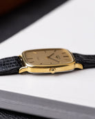 Vintage Longines Swiss Quartz Watch, Check pattern dial from 1970's - DuMarko