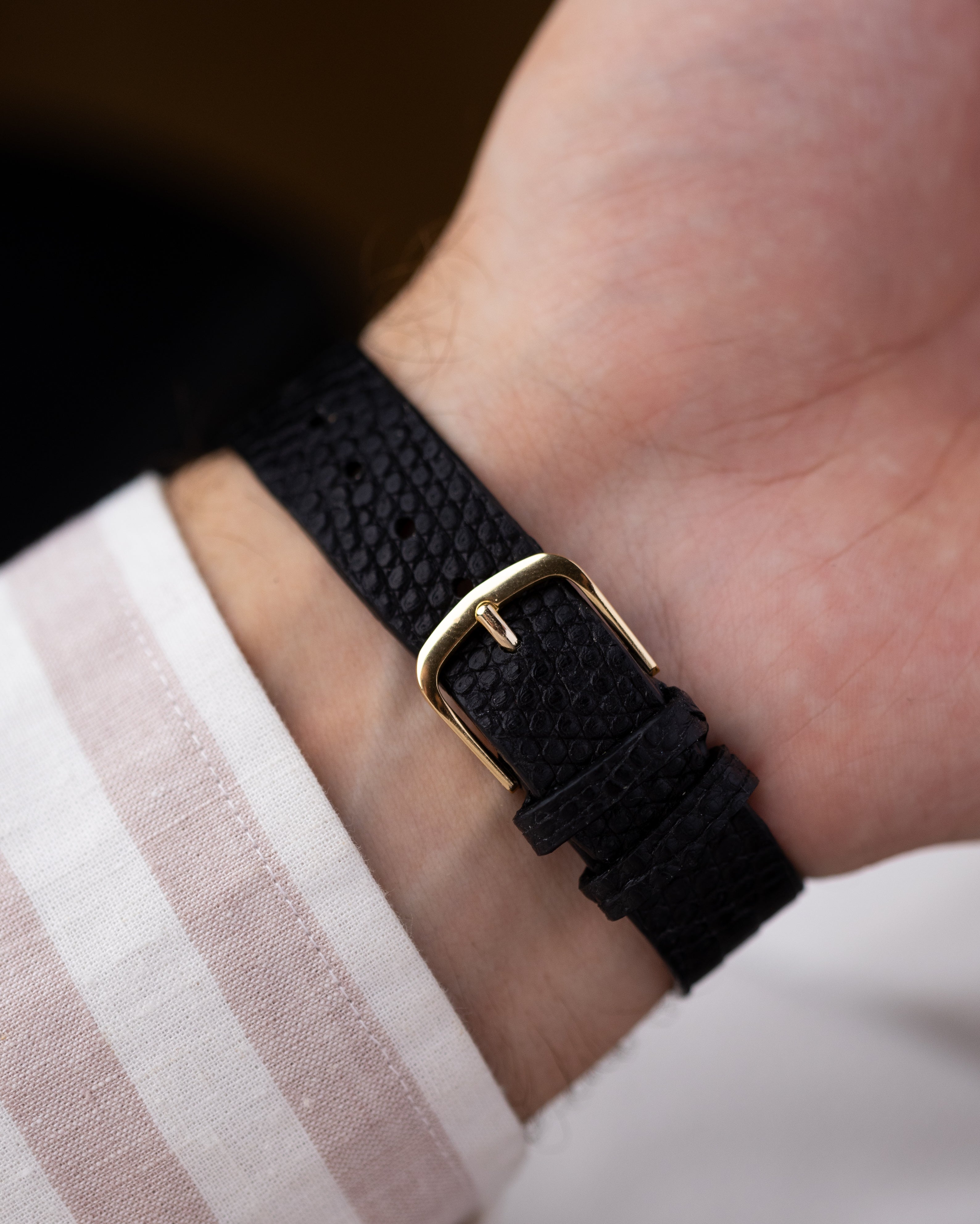 Vintage Longines Swiss Quartz Watch, Check pattern dial from 1970's - DuMarko