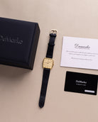 Vintage Longines Swiss Quartz Watch, Check pattern dial from 1970's - DuMarko