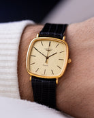 Vintage Longines Swiss Quartz Watch, Gold - plated "TV" Case Cal. L977.2 from 1970's - DuMarko