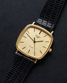 Vintage Longines Swiss Quartz Watch, Gold - plated "TV" Case Cal. L977.2 from 1970's - DuMarko