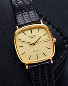 Vintage Longines Swiss Quartz Watch, Gold - plated "TV" Case Cal. L977.2 from 1970's - DuMarko