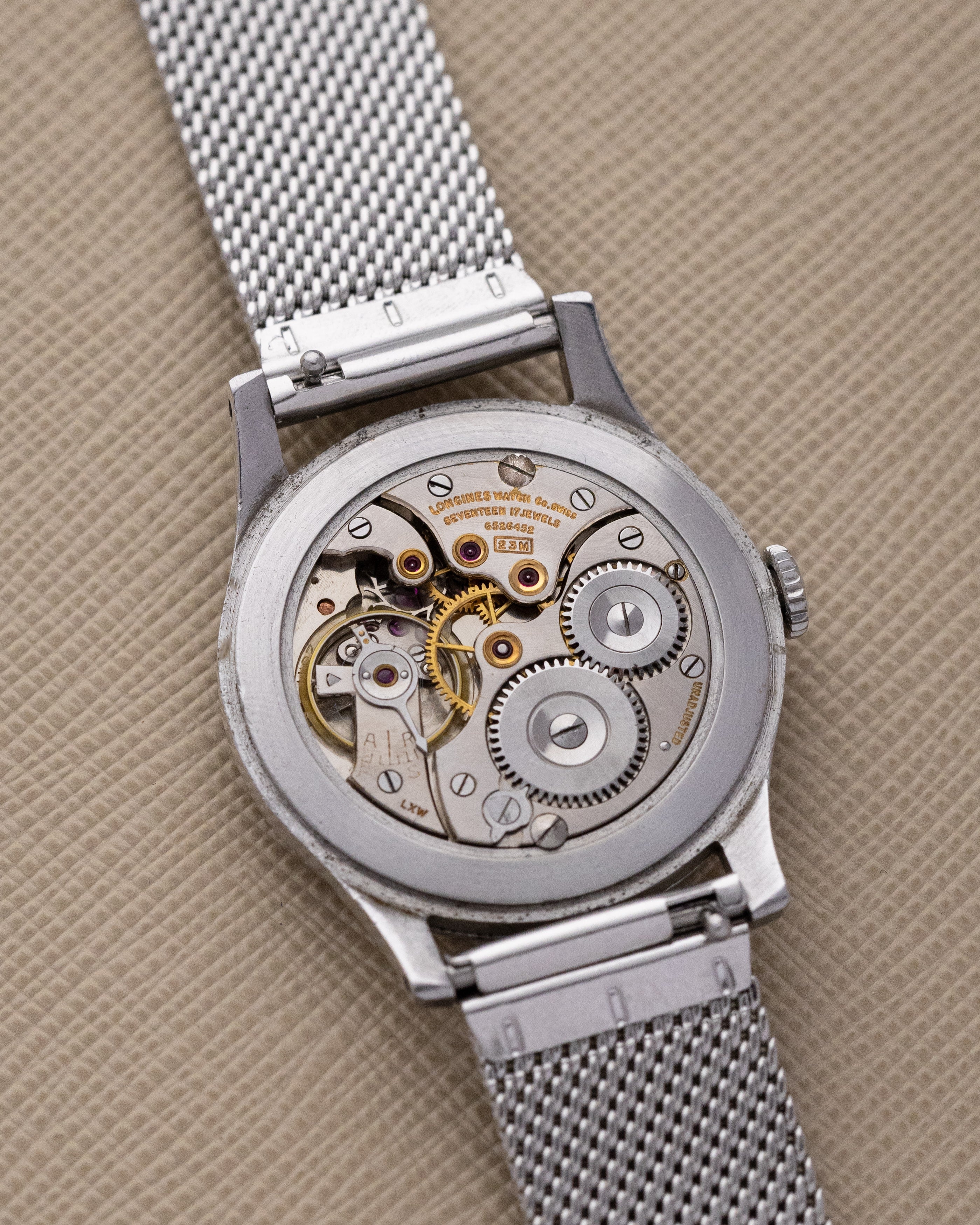 Vintage Longines Swiss Watch, Rare salmon patina dial, Cal. 23M from 1943 - DuMarko