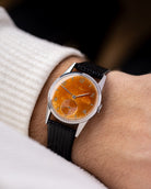 Vintage Longines Swiss watch, Rare Salmon Patina. Dial, Ref. 3500, Cal. 27M from 1947 - DuMarko