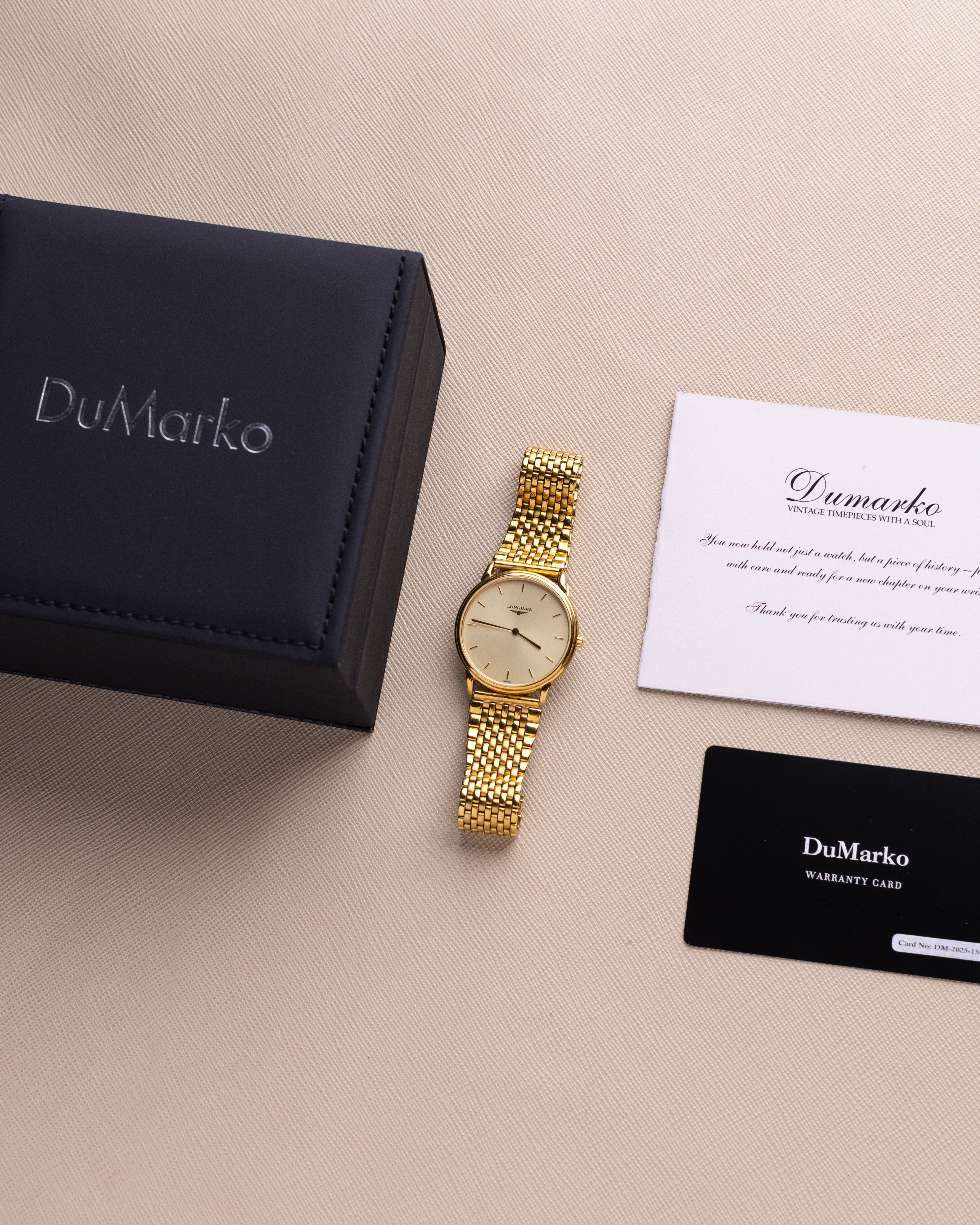 Vintage Longines Swiss watch, Ref. L4.676.2, Gold - plated Case from 1970's - DuMarko