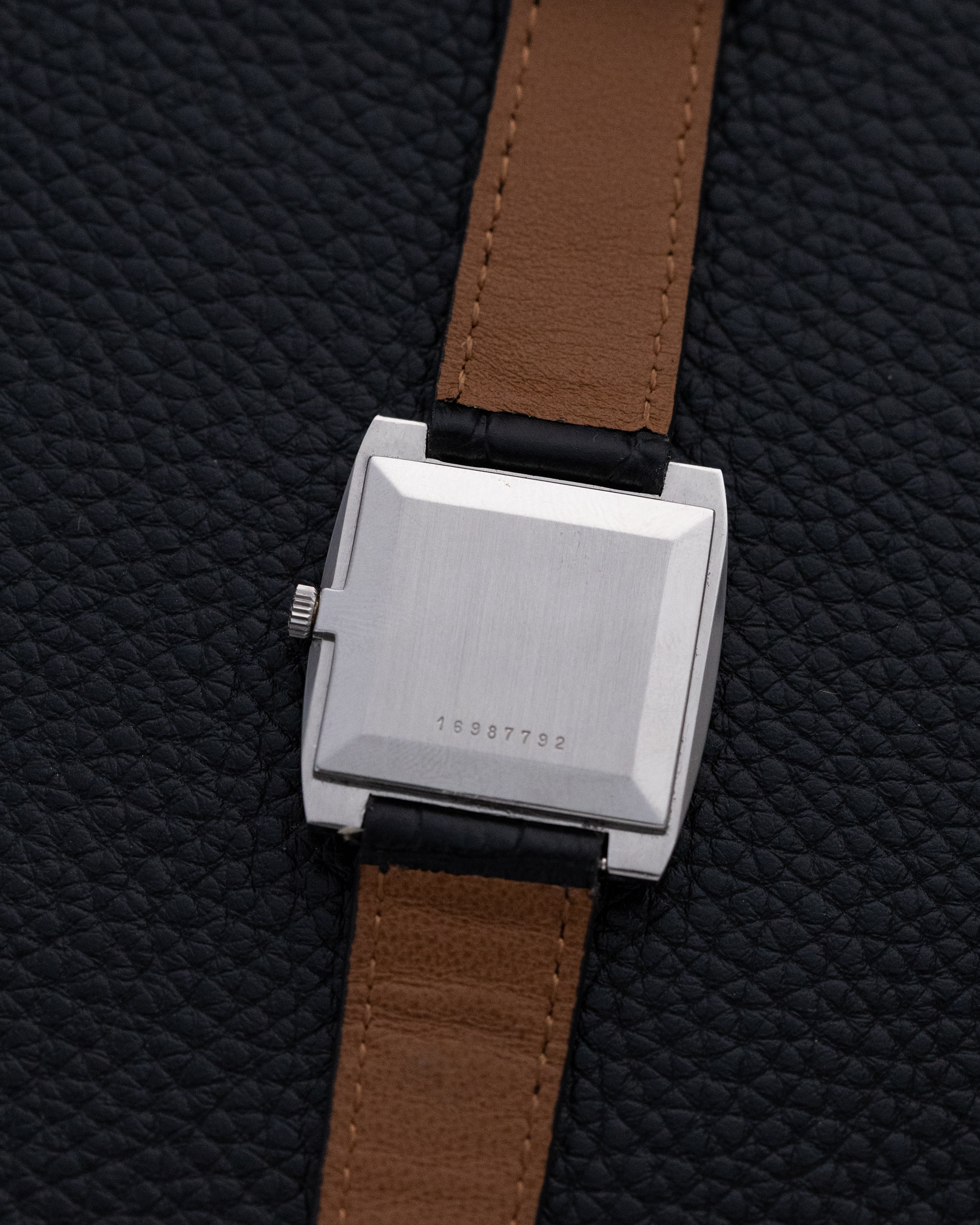 Vintage Longines Swiss Watch, Square Tank, Linen Dial from 1970’s - DuMarko