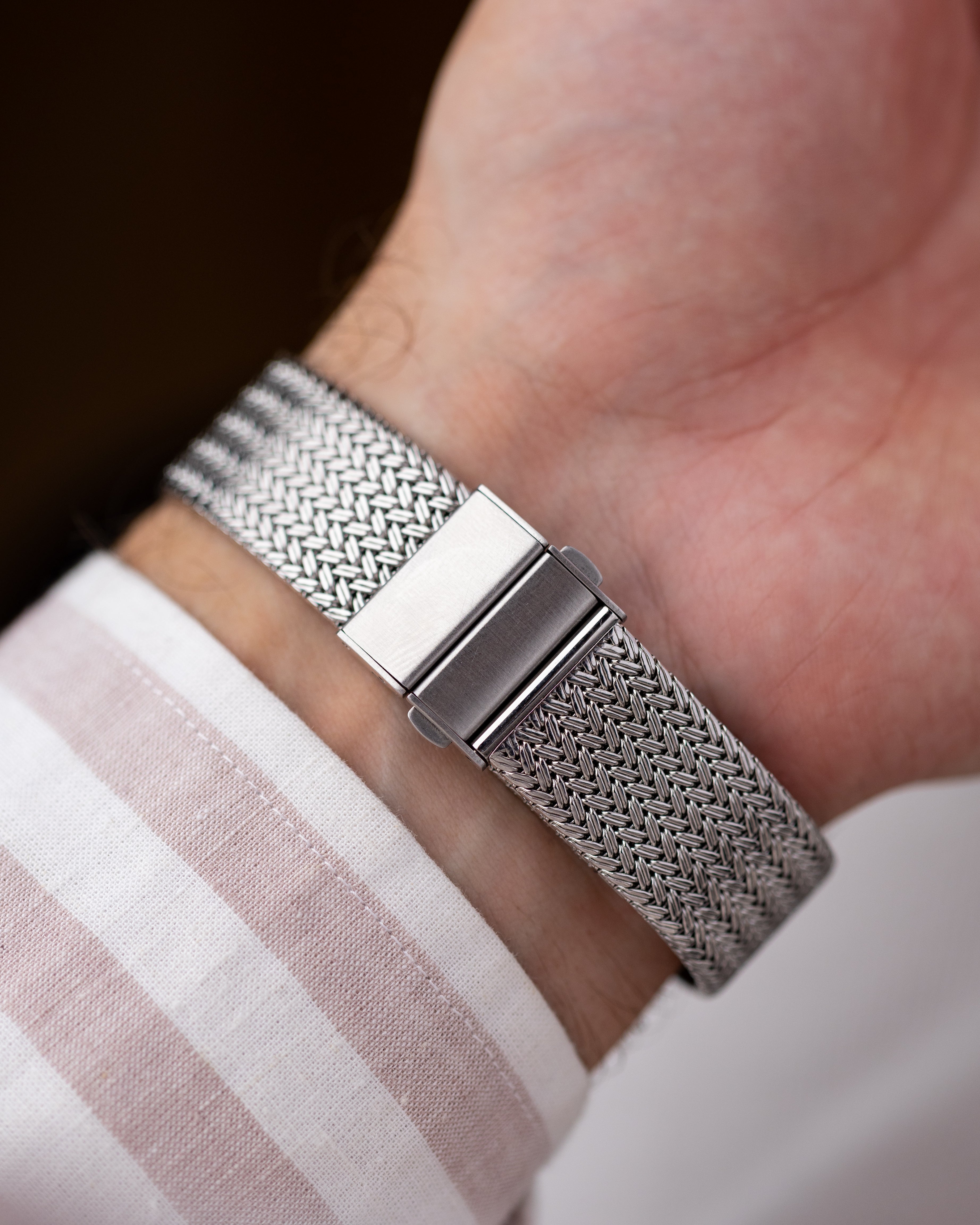 Vintage Longines Swiss Watch, Unique Guilloché Dial, Ref. 7033 - 2, Cal. 12.68Z from 1954 - DuMarko