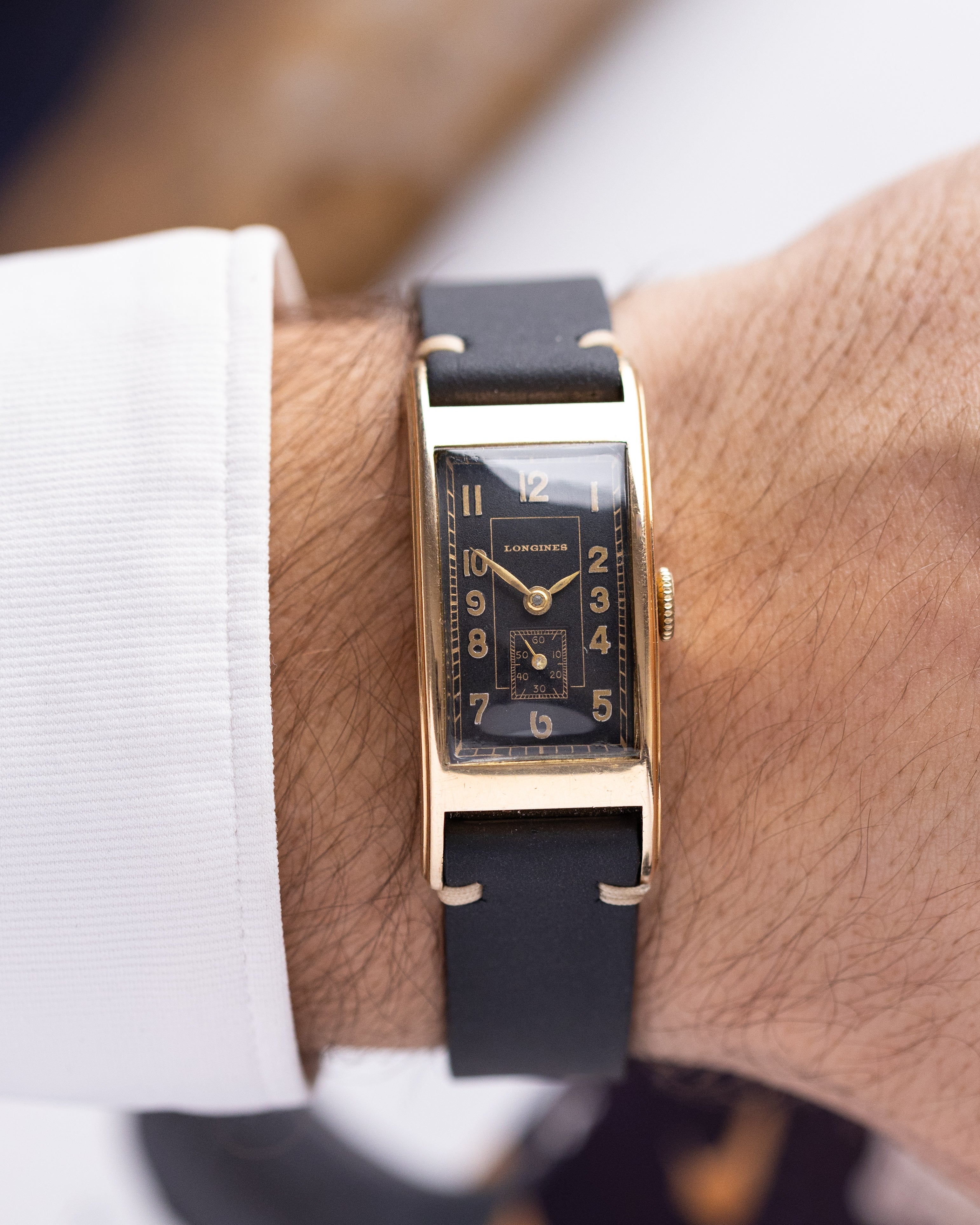 【美品】digne jacquard tank Vintage Longines Tank, Art Deco Style, Cal. 9L from 1937 – DuMarko