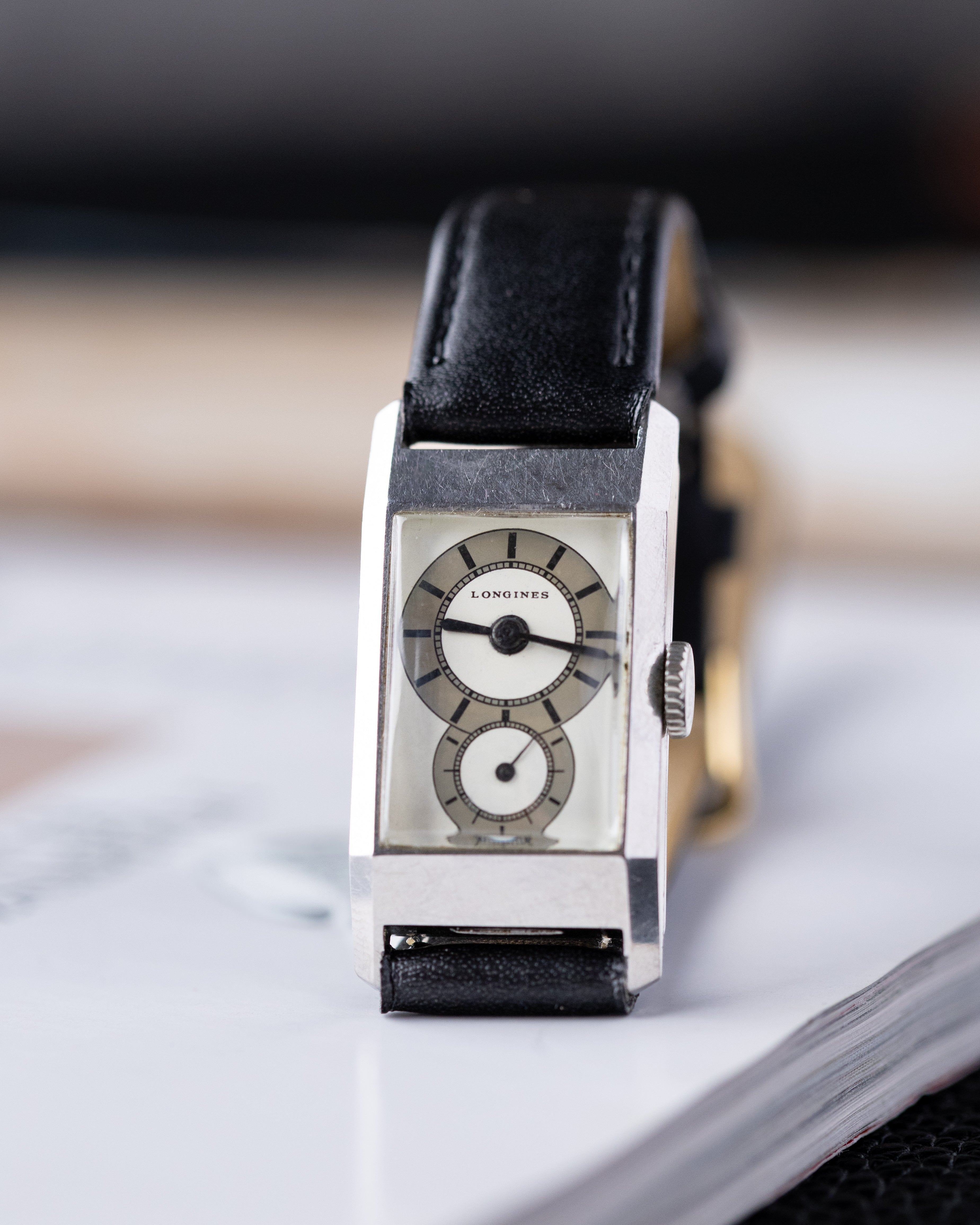 Vintage Longines Tank, Doctor's Medical Watch, Cal. 9.32 from 1933 - DuMarko