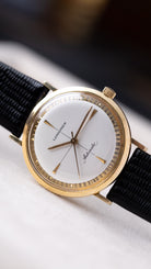 Vintage Longines Watch, Gold - plated monocoque case, Crosshair Dial, Original Box from 1960’s - DuMarko
