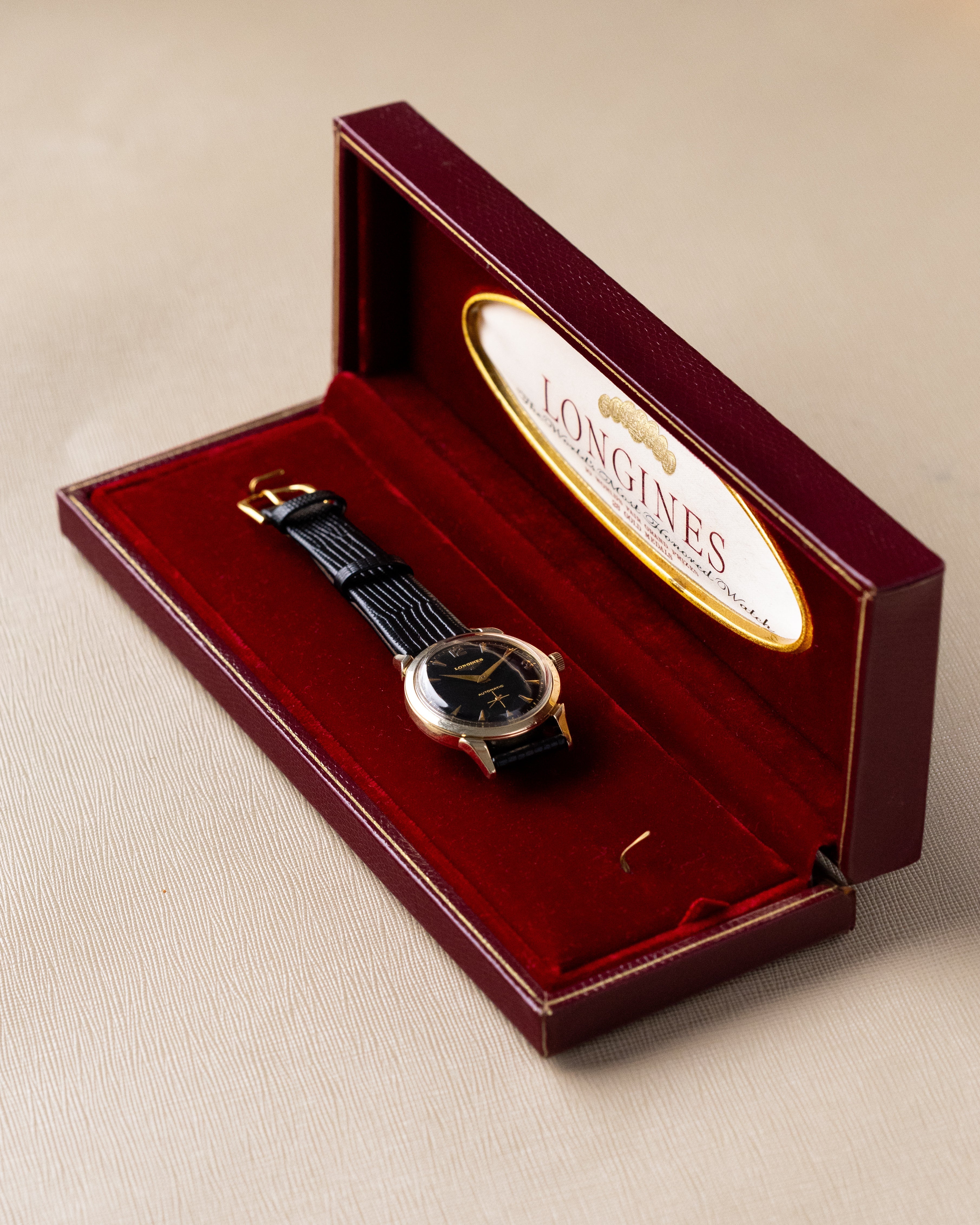 Vintage Longines Wittnauer Watch, Ref. 6195, Automatic Cal. 22A, Sub - second from 1953 - DuMarko