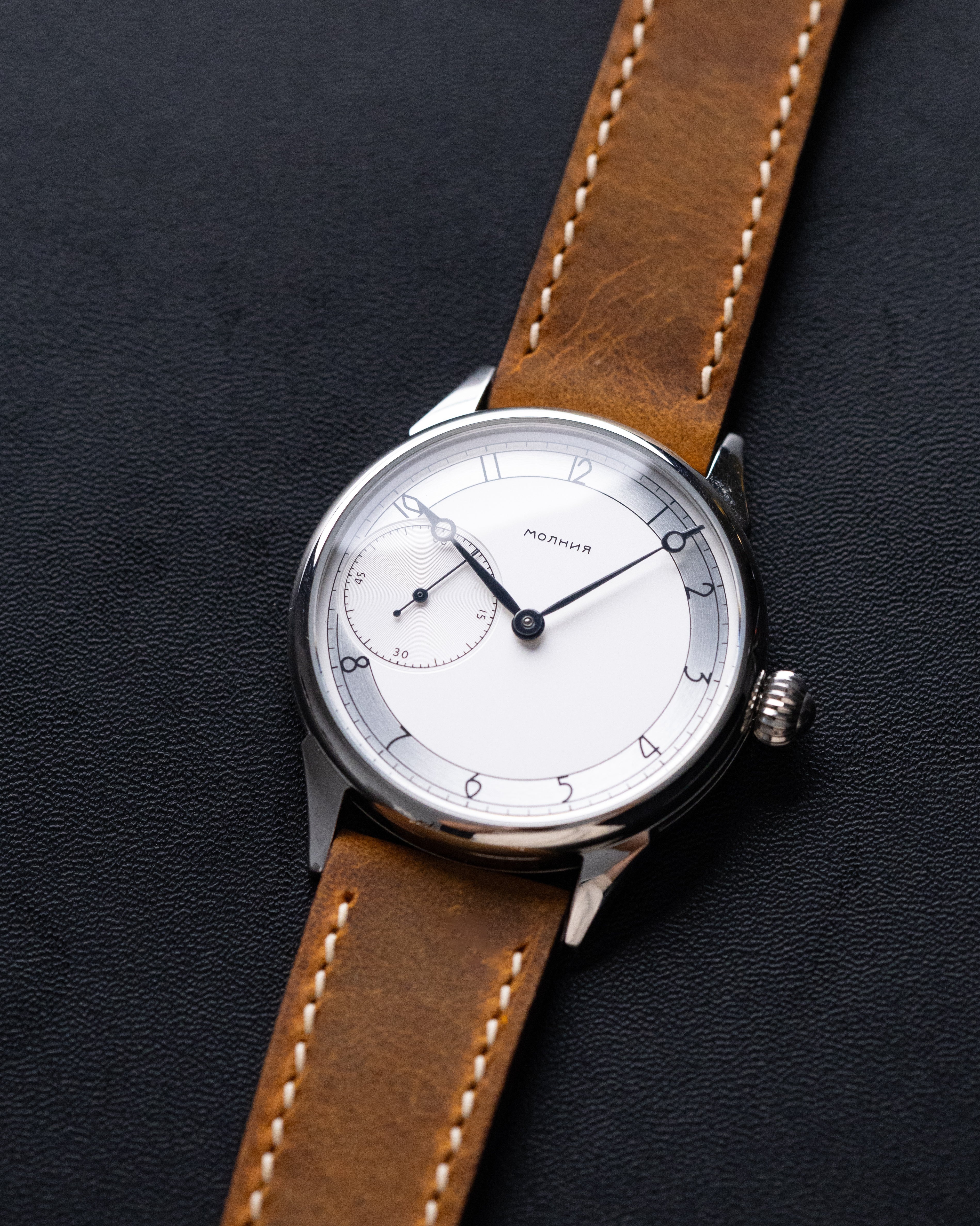 Vintage Molnja Two - tone Dial, Oversized Jumbo Case, Pontife hands, Cal. 3602 from 1980's - DuMarko