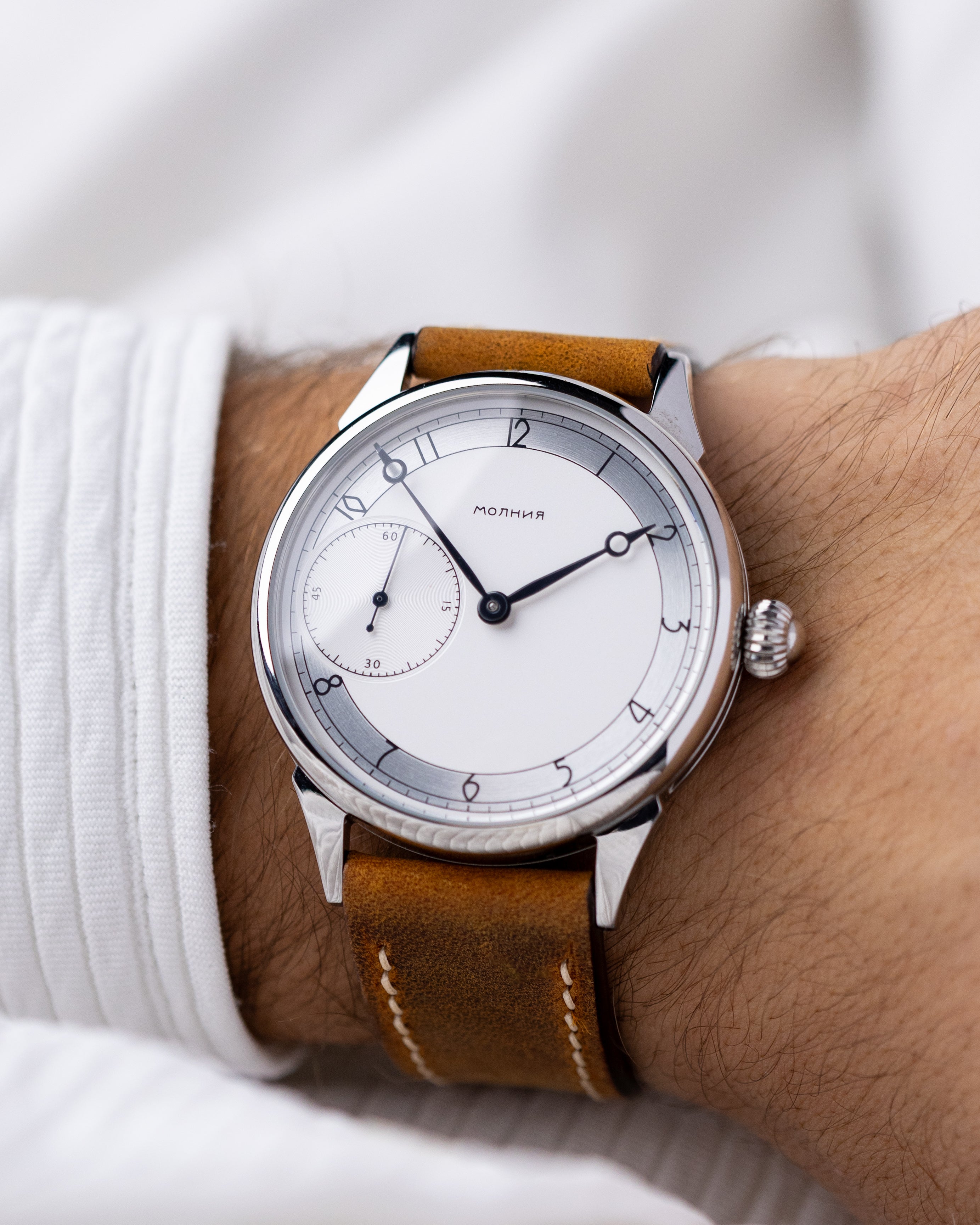 Vintage Molnja Two - tone Dial, Oversized Jumbo Case, Pontife hands, Cal. 3602 from 1980's - DuMarko